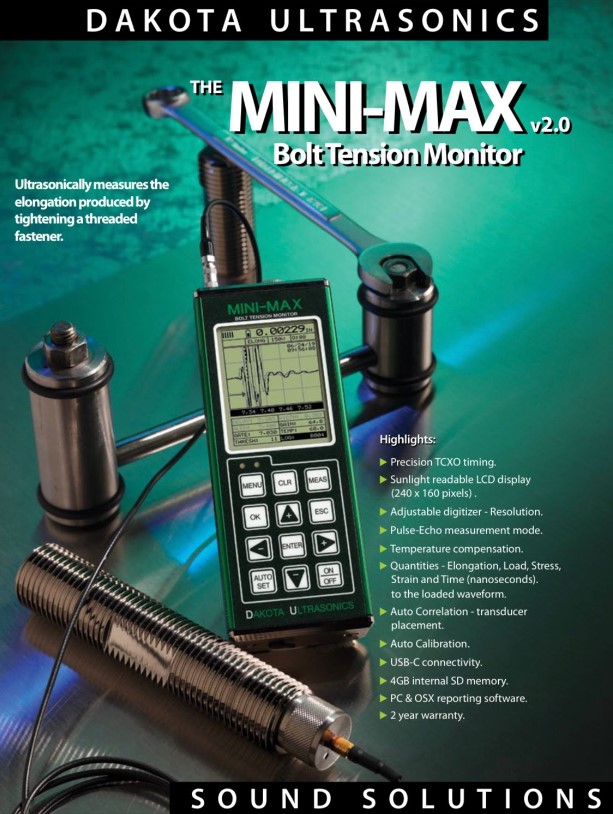 Монитор контроля затяжки болтов Dakota Mini-Max