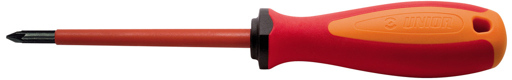 Отвертка крестовая изолированная PZ1x80mm 1000V UNIOR 616461