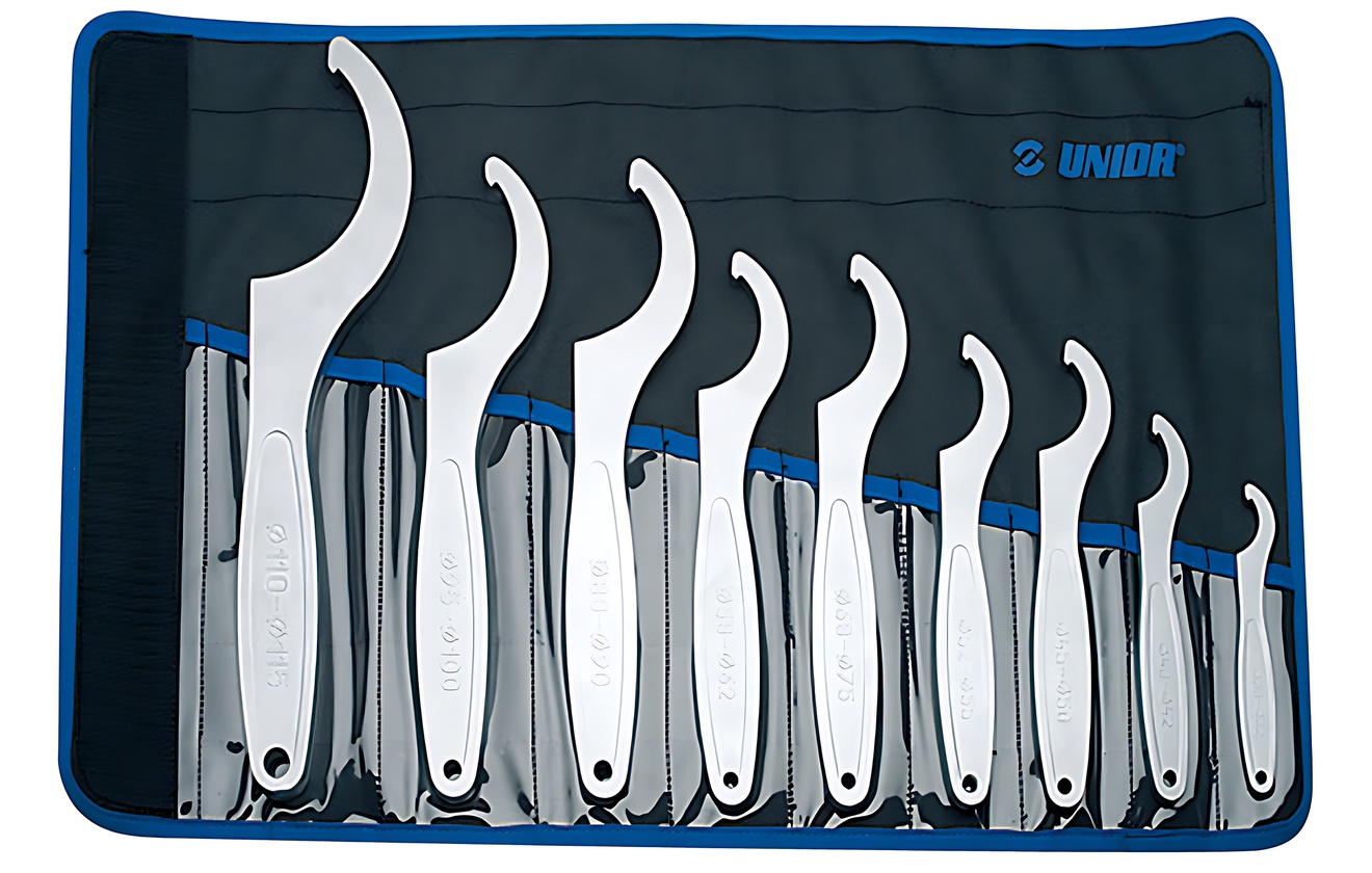 Набор ключей для круглых шлицевых гаек в сумке UNIOR 615156
