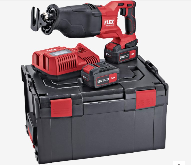Пила сабельная аккумуляторная FLEX RSP DW 18.0-EC/5.0 Set 469084