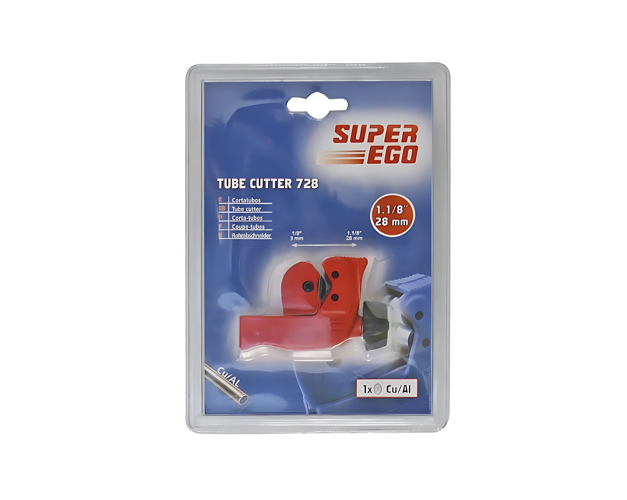 Труборез MINI-MAX PRO 728 D 3 - 28 мм (1/8 - 1,1/8") SUPER-EGO 728000000