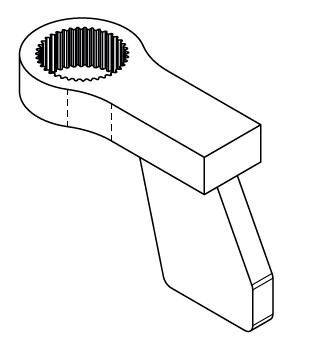 Упор реактивный для удлинителей RAD 20153
