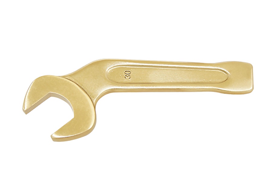 Ключ рожковый ударный изогнутый 32mm Al-Br X-Spark 141B-32