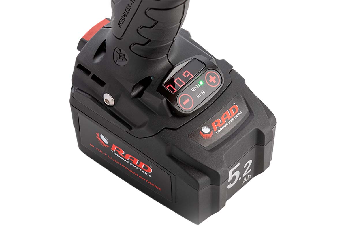 Гайковерт моментный аккумуляторный 3/4" 170-700Nm B-RAD SELECT 700 RAD 28264