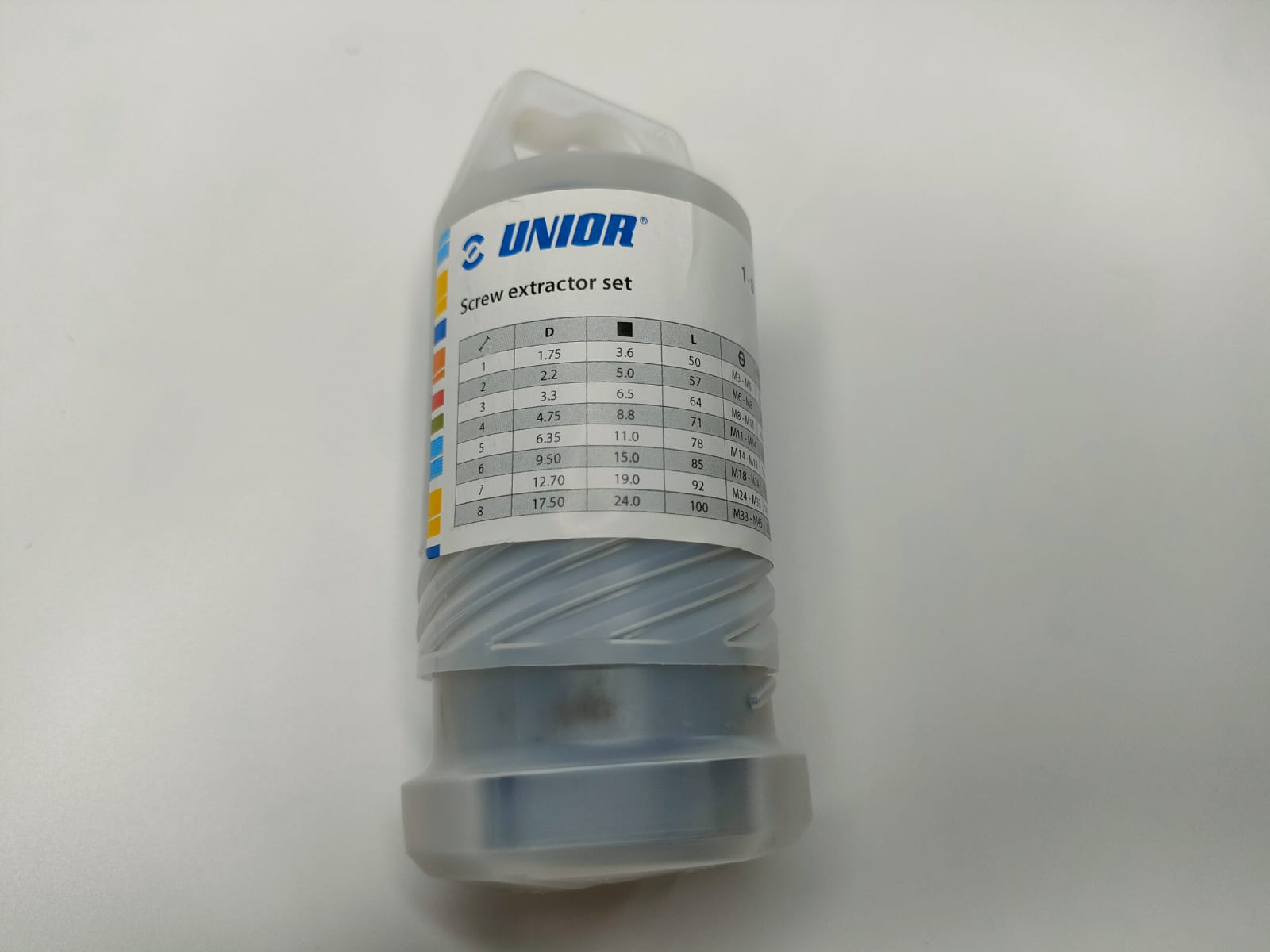 Набор экстракторов винтов M3 - M45 UNIOR 616822