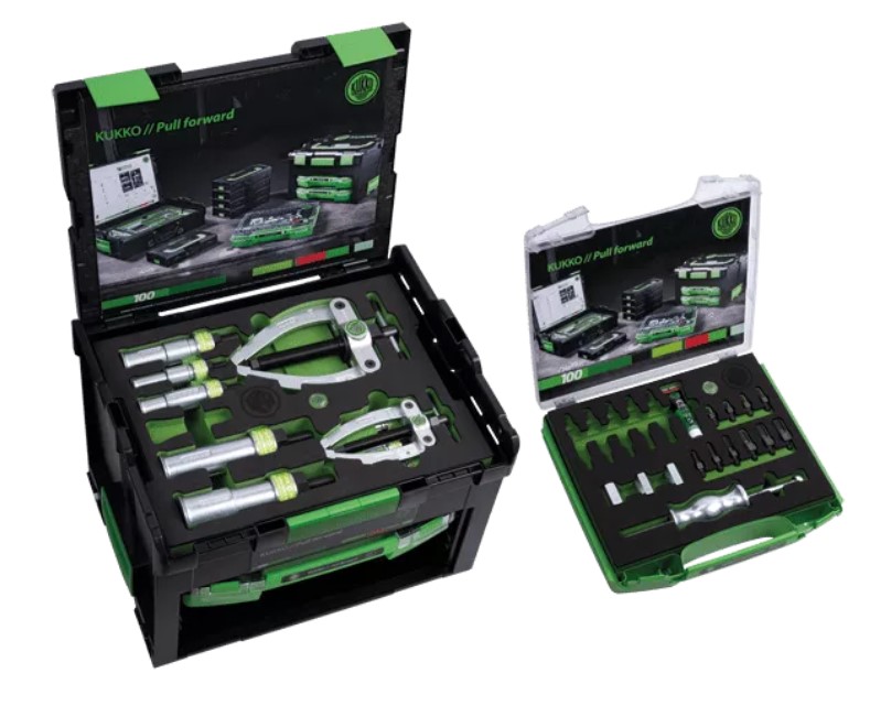 Набор съемников подшипников с обратным молотком 12-70мм. KUKKO 28-D