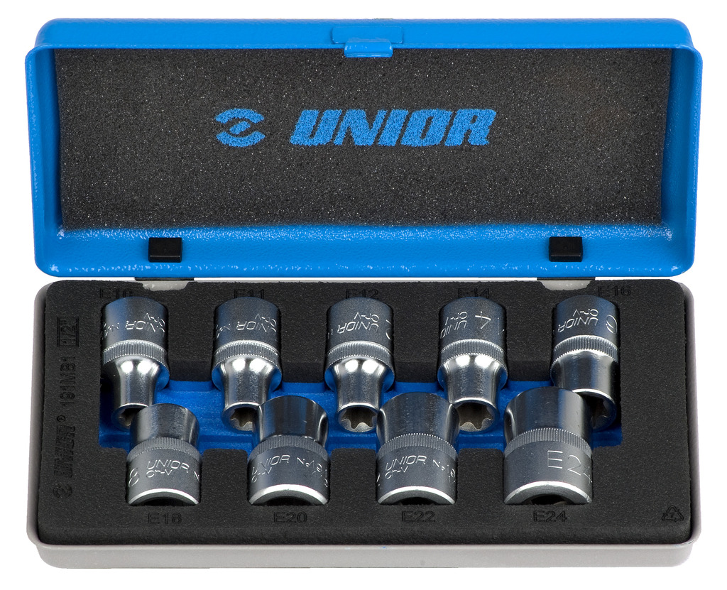 Набор торцевых головок 1/2" E-torx 9пр UNIOR 607314