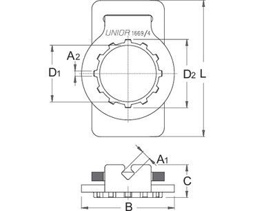 Карманный ключ для снятия спиц и трещоток UNIOR 616758