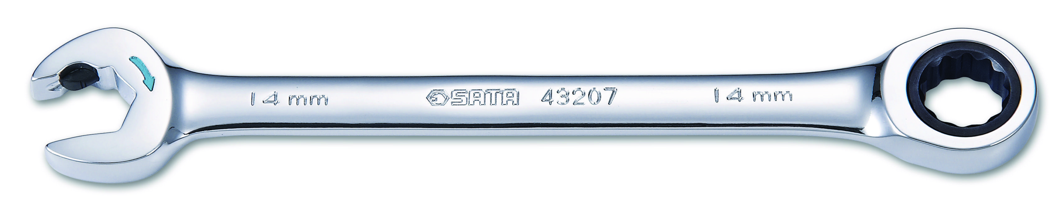 Ключ комбинированный с трещеткой 3/8" SATA ST43502
