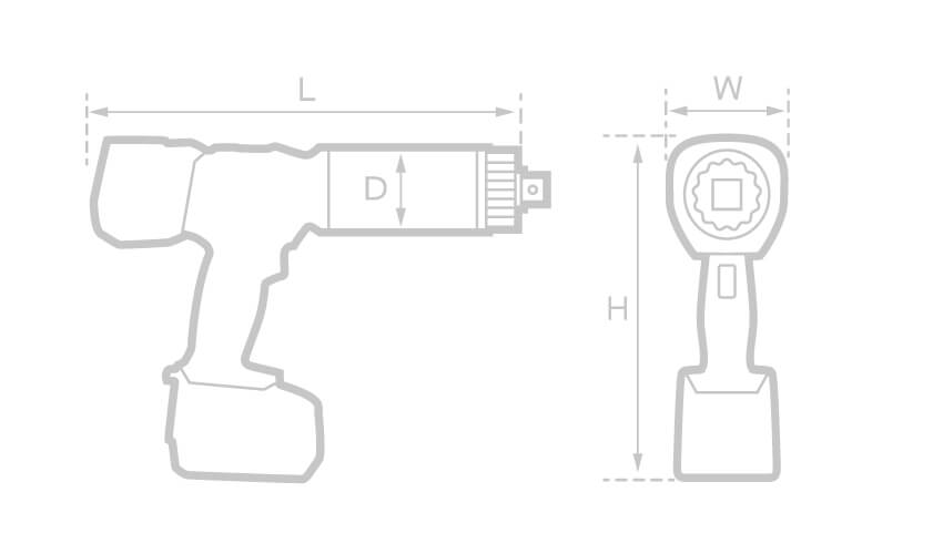 Гайковерт моментный аккумуляторный MB-RAD 700 RAD 200921