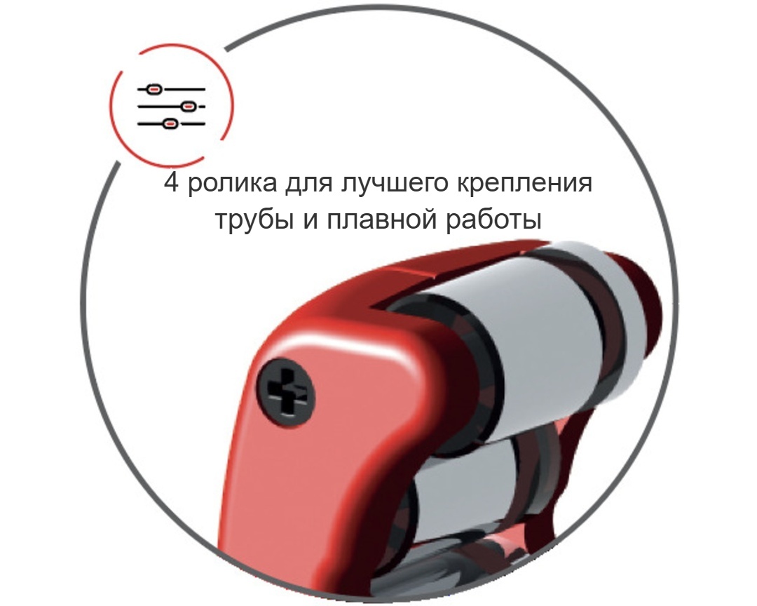 Труборез D6 - 76mm / 1/4" - 3" UNIOR 626188