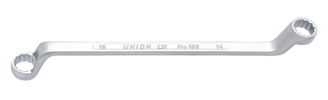 Ключ накидной с изгибом 13x17mm UNIOR 600519 