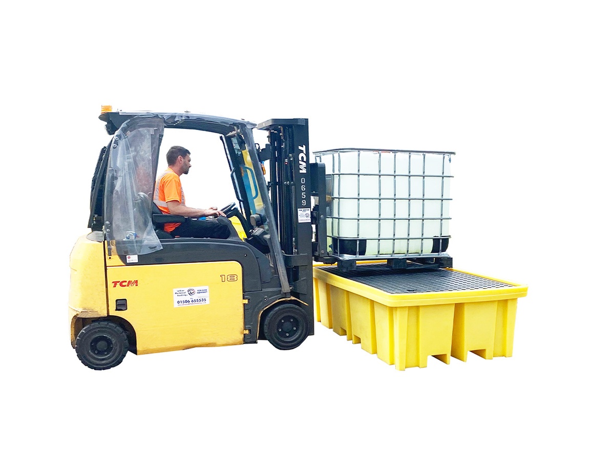Поддон для еврокубов IBC 2 x 1000L 2345x1280x640mm ROMOLD BB2FW