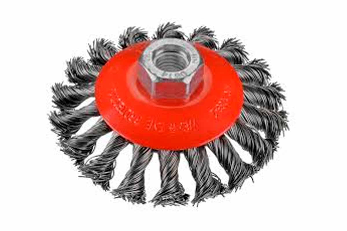 Щетка коническая D100x13 M14х2,0 жгутовая Metal OSBORN 2008622151