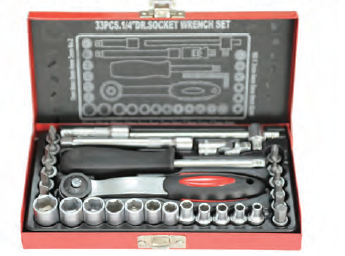 Набор головок 4-13mm 1/4" 33 предмета X-Spark 4311 (набор)