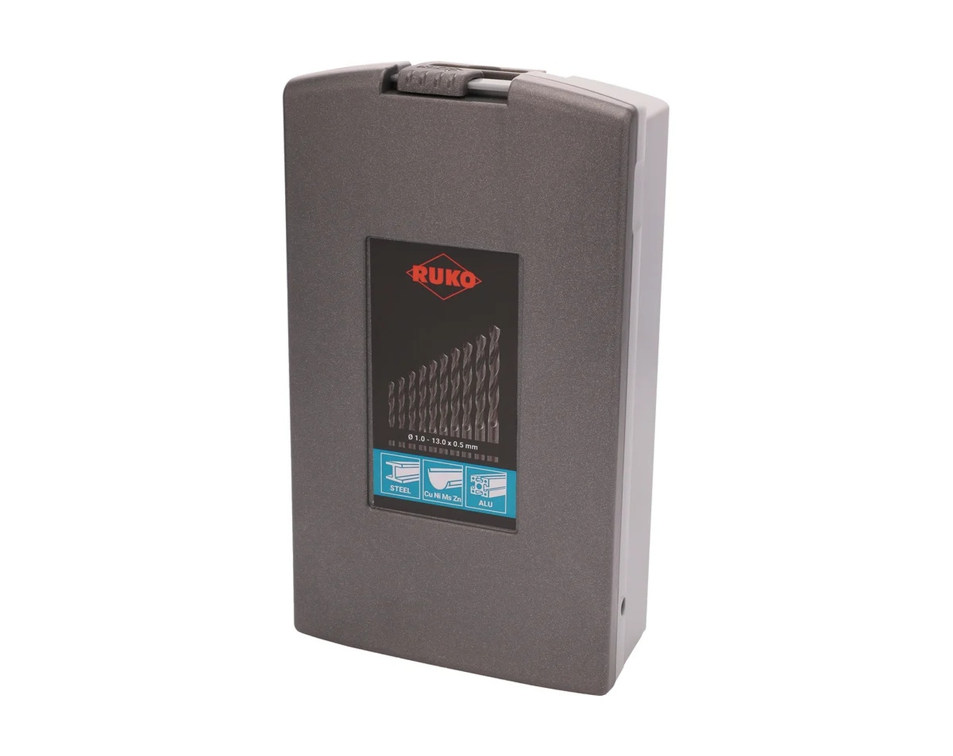 Набор сверел 25шт 1.0-13мм HSS-R DIN338 RUKO 205213RO