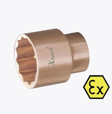 Головка 38 мм торцевая 3/4" Al-Br X-Spark 105-38