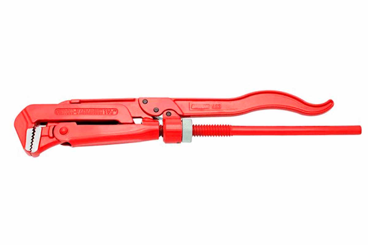 Ключ трубный с зажимом 2" UNIOR 613076 