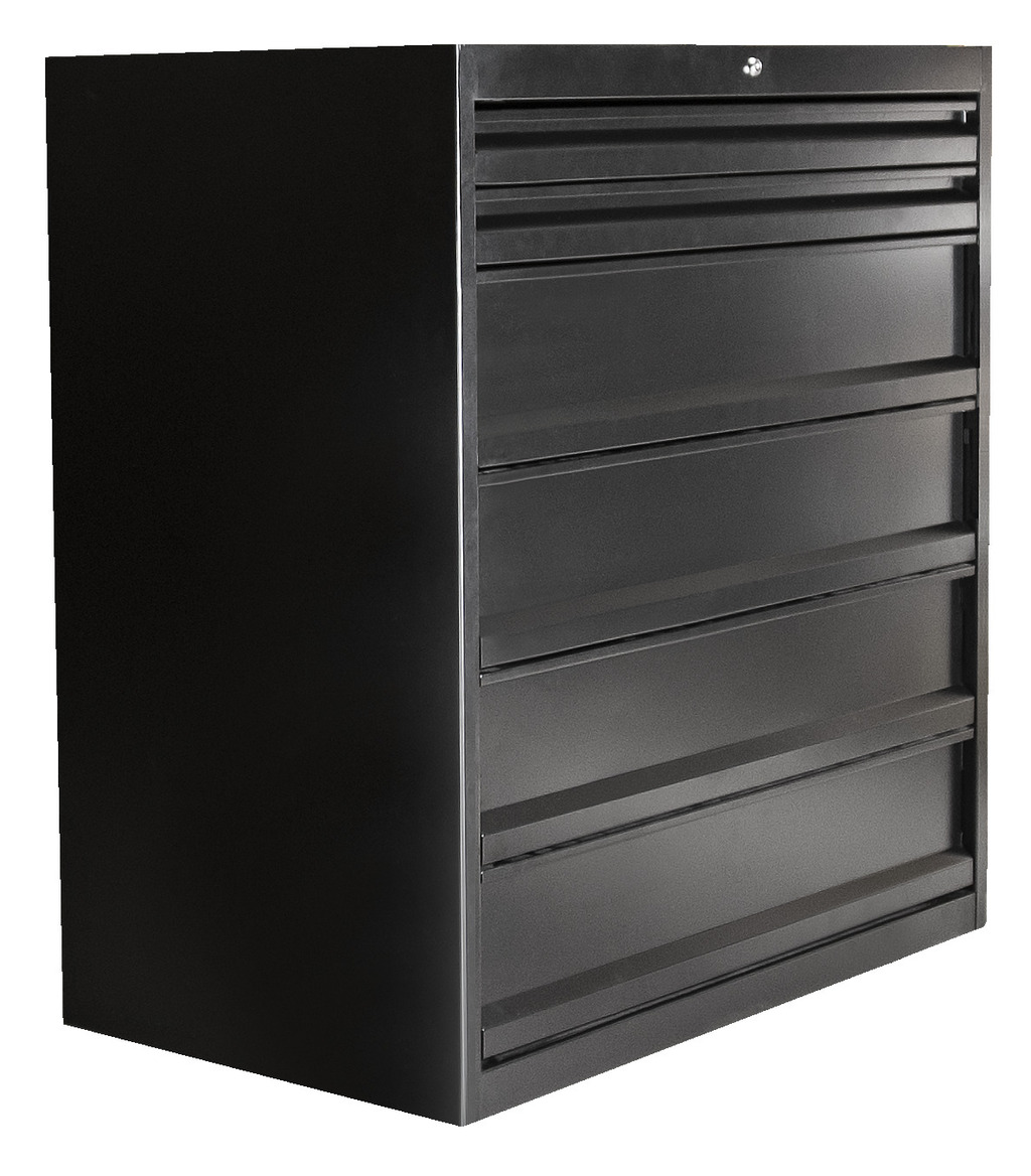 Шкаф для инструментов 1221x700x1304mm Heavy Duty 991HD-BLACK UNIOR 628256