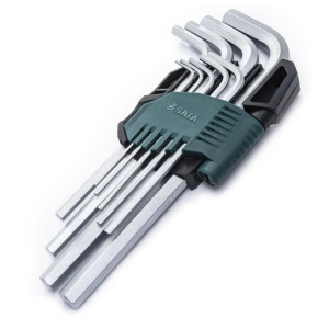 Набор метрических длинных шестигранных ключей 9пр. SATA ST09107ASJ