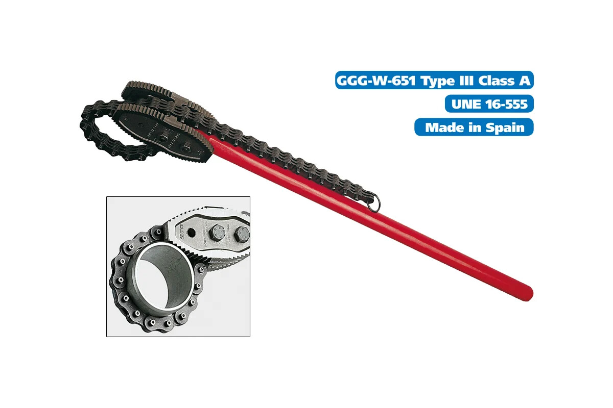 Ключ цепной трубный D8'' HEAVY DUTY SUPER-EGO 103340000