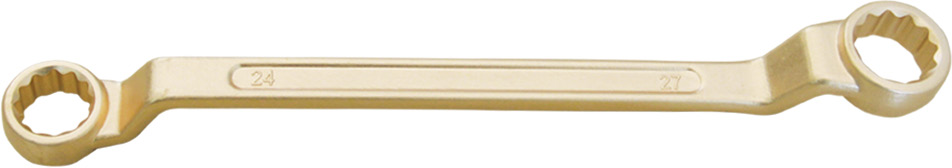 Ключ накидной изогнутый двусторонний 27x30mm Al-Br X-SPARK 151-2730