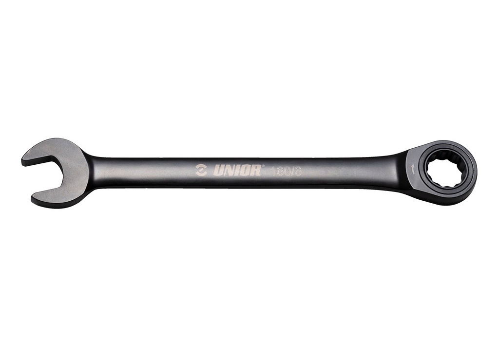 Ключ кованый комбинированный с храповиком 19мм UNIOR 622829