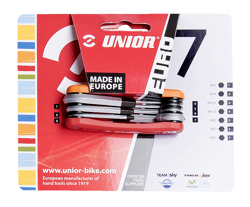 Мультитул EURO7 красный UNIOR 625903