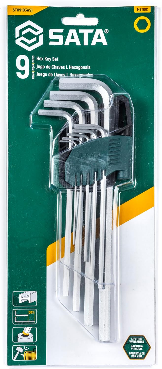 Набор имбусовых ключей удлиненных 9пр. SATA ST09103ASJ
