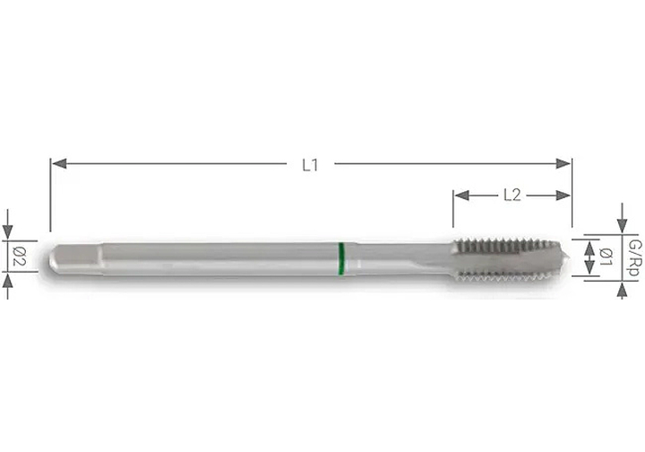 Метчик машинный G 3/4 DIN 5156 RUKO 262034E