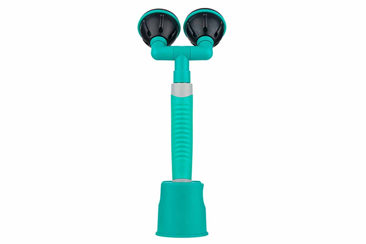 Душ аварийный для глаз ручной, 2 головки, наклон 45° B-SAFETY BR714025