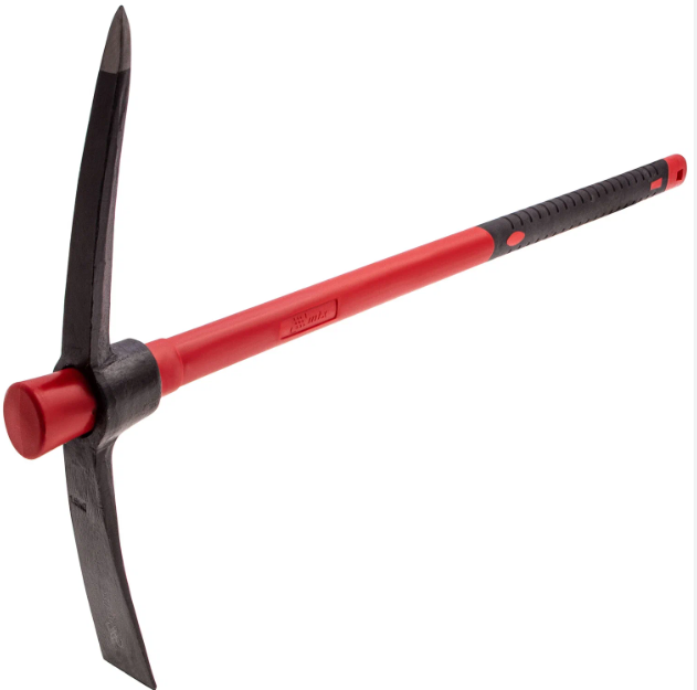 Кирка 1500 г, фибергласовая обрезиненная рукоятка 900 мм// Matrix 21830