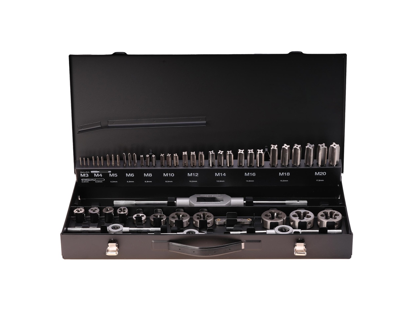 Набор метчиков и плашек M3-M20 54пр. RUKO A245040