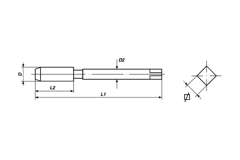 Метчик BSW 3/8x16 HSS-G DIN352 3pcs VÖLKEL 22318