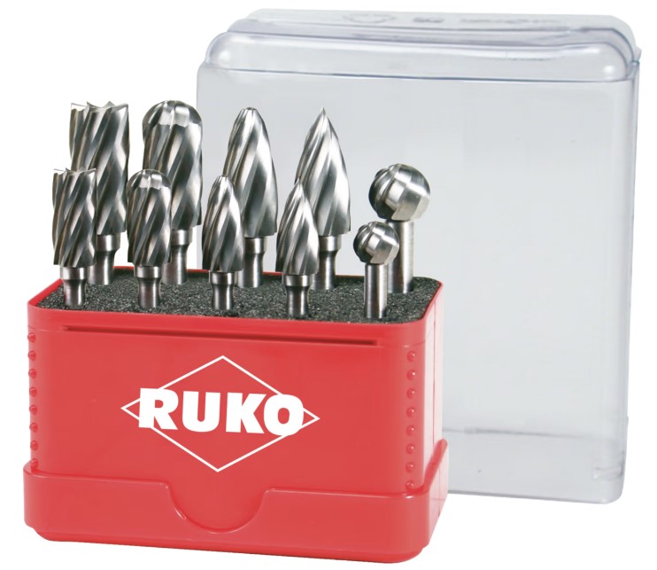 Набор борфрез 10 предм., RUKO 116002