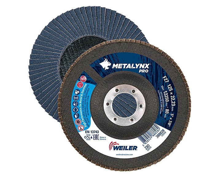 Круг лепестковый D125 Z80 Inox&Metal METALYNX PRO 388828