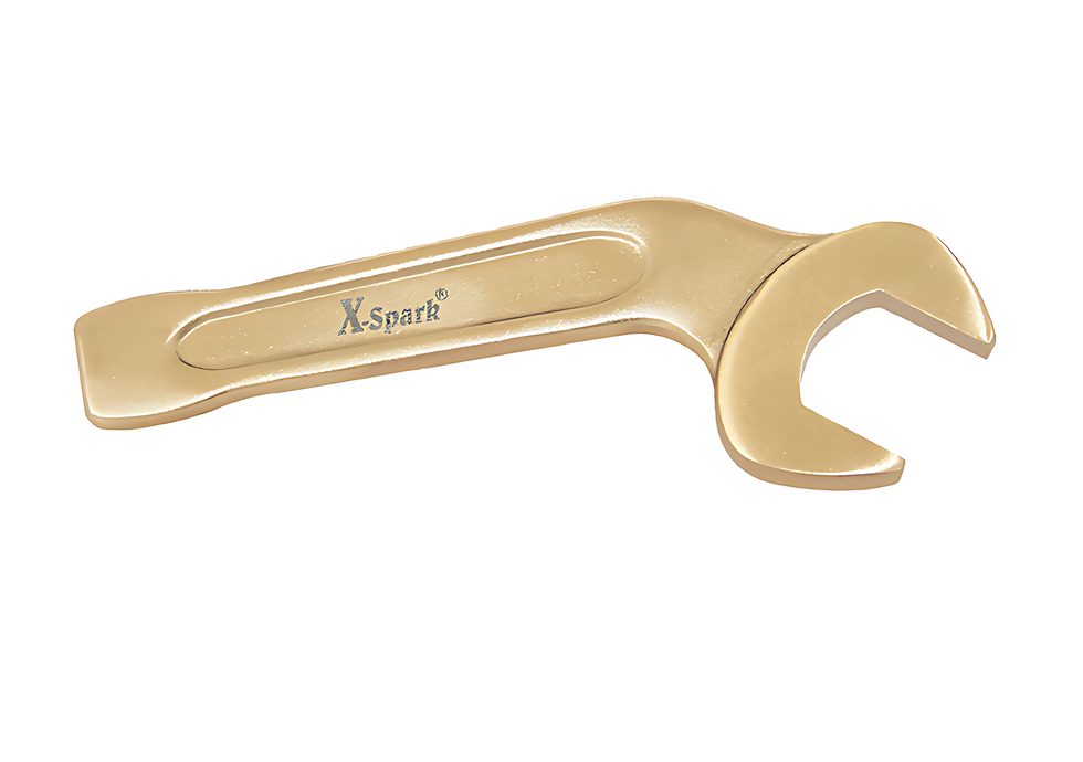 Ключ рожковый ударный изогнутый 32mm Al-Br X-Spark 141B-32