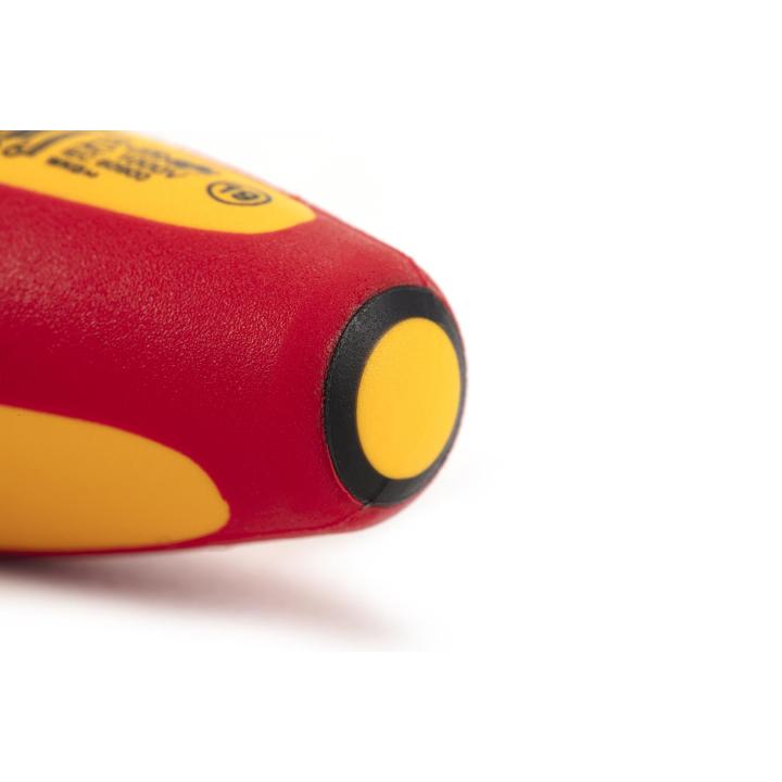 Отвертка шлицевая изолированная 2,5*75мм SATA ST61311SC