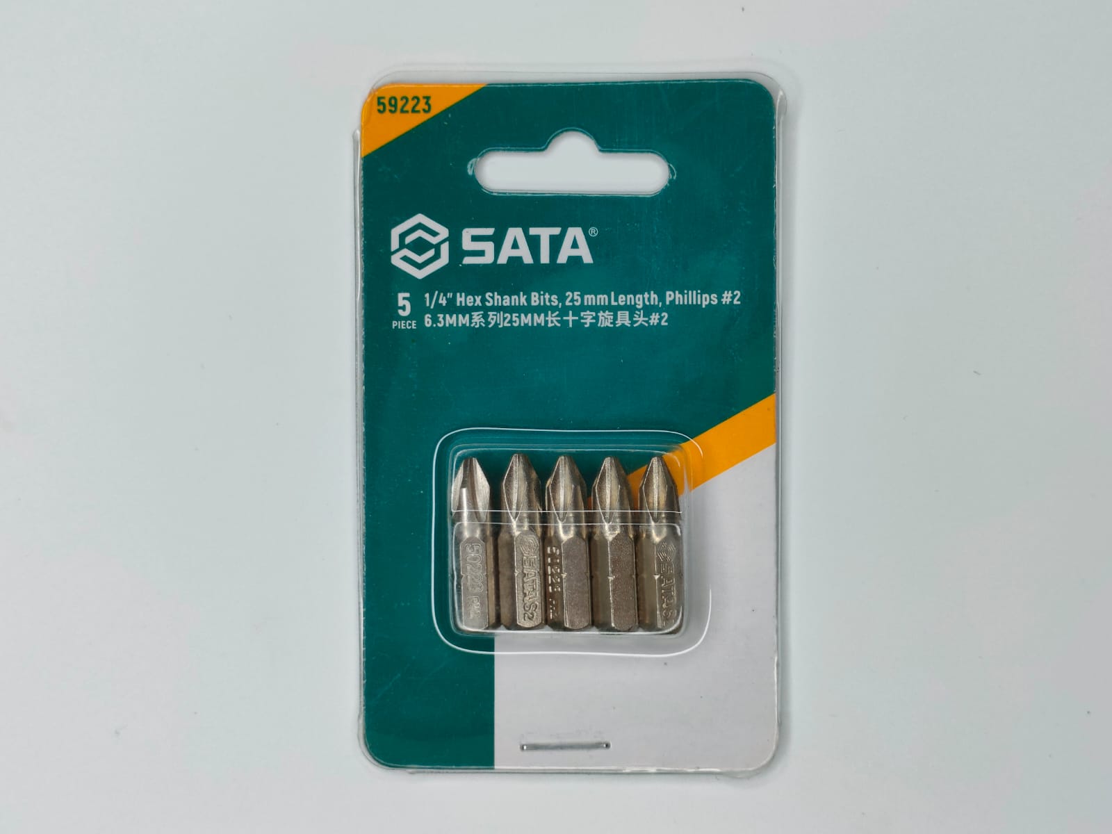 Набор бит PH2 1/4" 5шт SATA SC59223