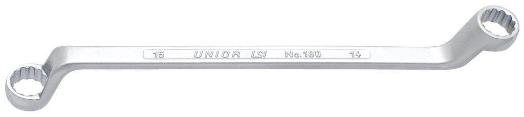 Ключ накидной с изгибом 24x27mm UNIOR 600530