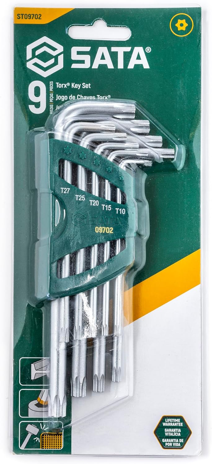 Набор имбусовых ключей TORX 9 пр. SATA ST09702