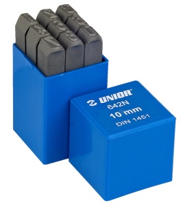 Клейма цифровые 6mm UNIOR 620941