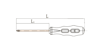 Отвертка крестовая изолированная, 200 мм, AL-BR X-SPARK 261-1012