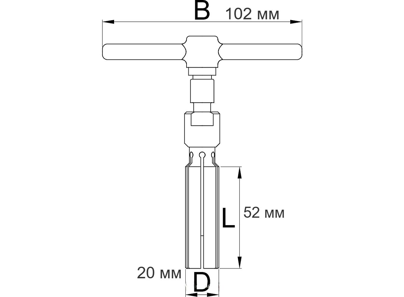 Инструмент для обслуживания втулок UNIOR 627271