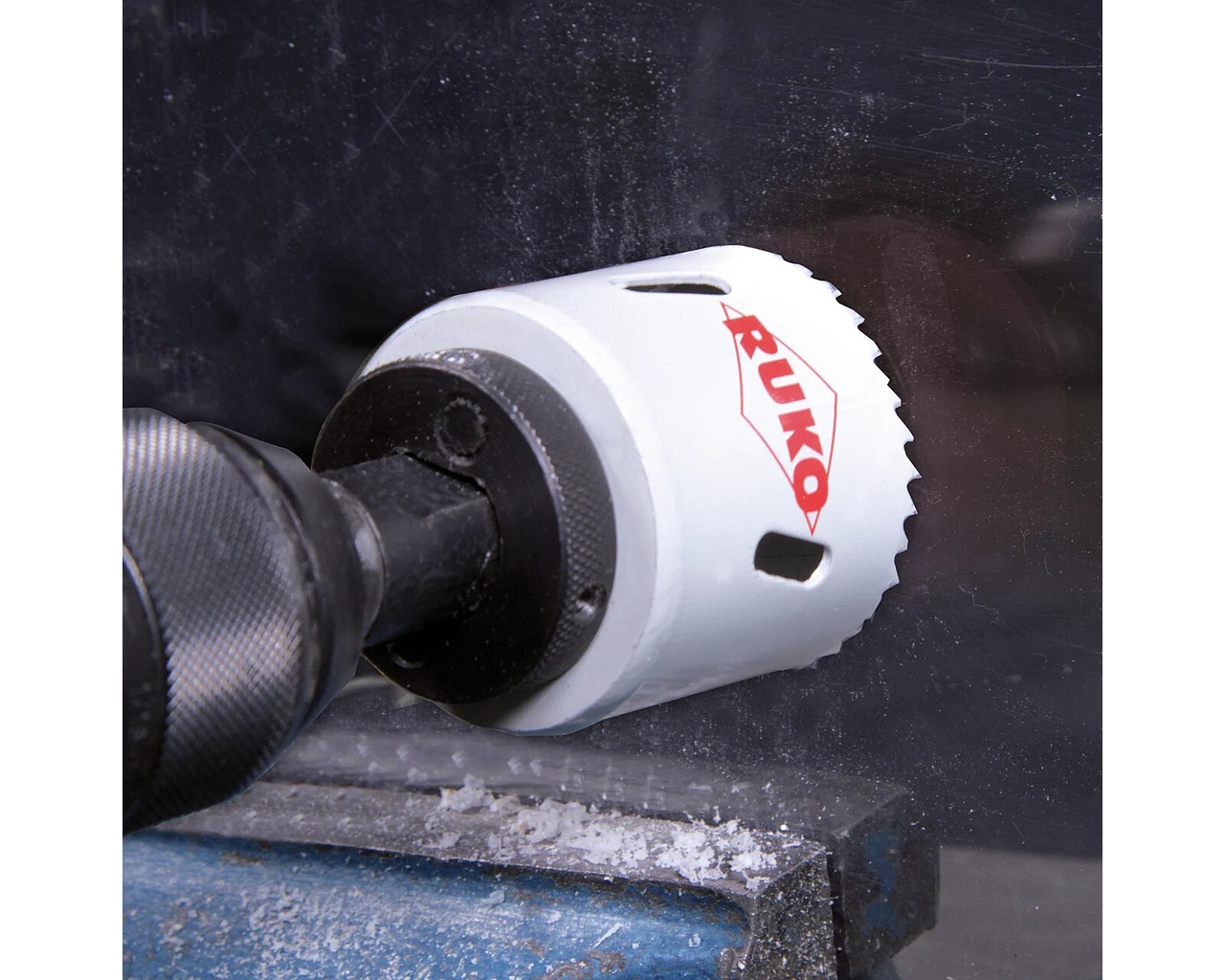 Коронка биметаллическая 102mm HSSE-Co 8 RUKO 126102