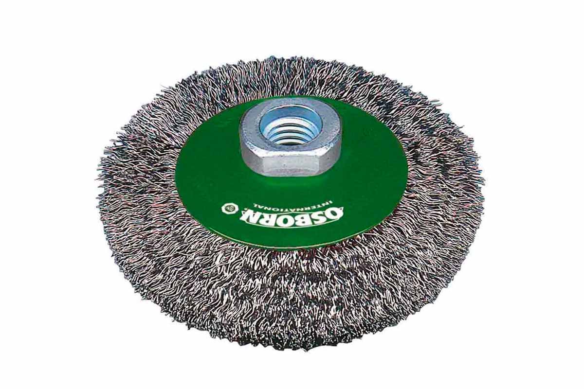 Щетка коническая D115x15 гофрированная Inox OSBORN 1308632351