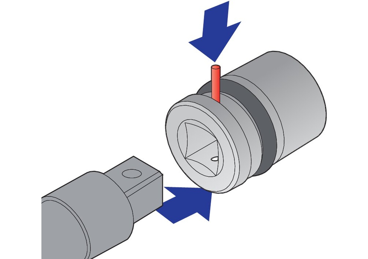 Головка торцевая ударная 6-гранная 1/2" - 24mm UNIOR 603974