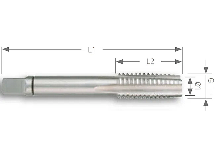 Набор метчиков 2 шт. G 3/4"x14 HSS DIN 5157 RUKO 236034