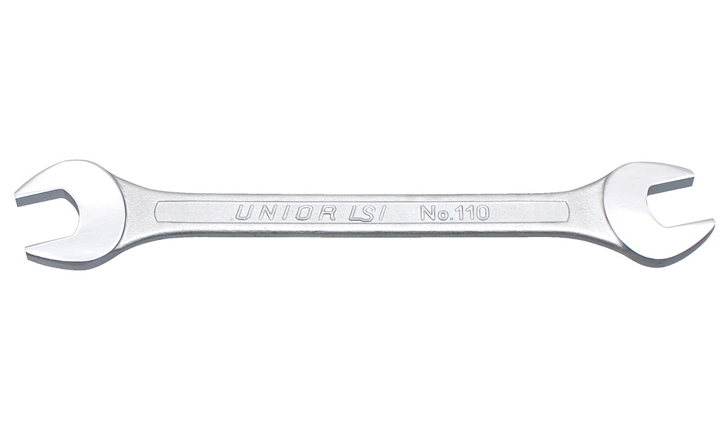 Ключ рожковый (полированная головка) 14x17 Unior 600080