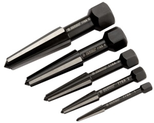 Набор экстракторов винтов двусторонних, M3 - M18 (5 предм.) UNIOR 616830